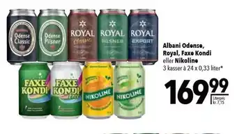 Citti Albani Odense, Royal, Faxe Kondi el. Nikoline tilbud