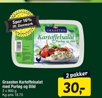 Fakta Tyskland Graasten Kartoffelsalat Med Purløg Og Dild tilbud