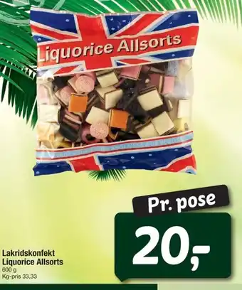 Lakridskonfekt Liquorice allsorts