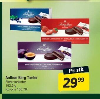 Fakta Tyskland Anthon Berg Tærter tilbud