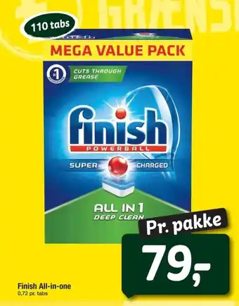 Fakta Tyskland Finish All-In One tilbud