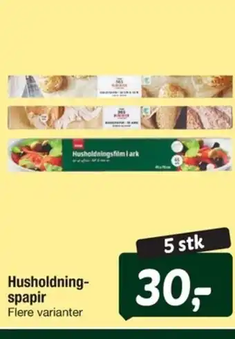 Husholdning Spapir
