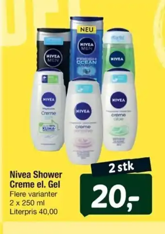 Fakta Tyskland Nivea Shower Creme El Gel tilbud