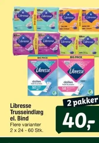 Libresse trusseindlæg El Bind