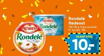 Bilka Rondelé flødeost tilbud