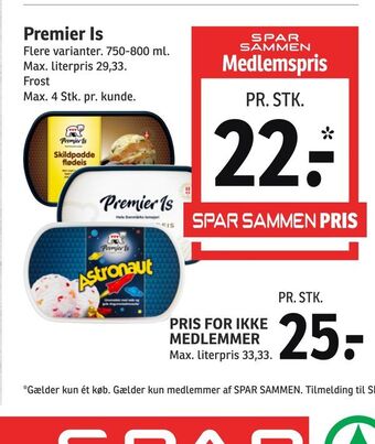 SPAR Premier Is tilbud
