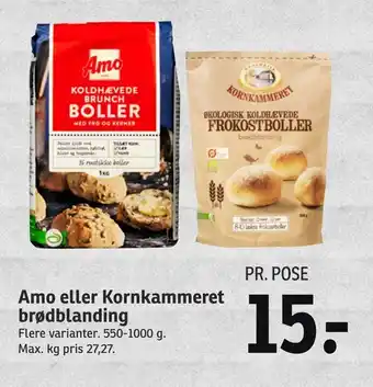 SPAR Amo eller Kornkammeret brødblanding tilbud