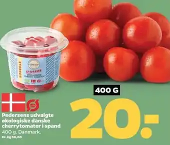 Netto Udvalgte øko danske cherrytomater i spand tilbud