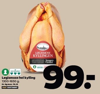 Netto Hel kylling tilbud