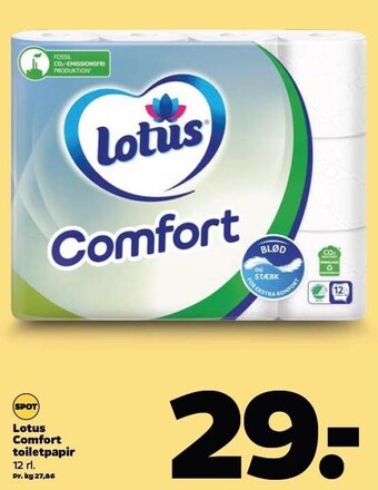Netto Comfort toiletpapir tilbud