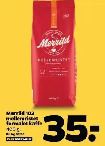 Netto Formalet kaffe tilbud