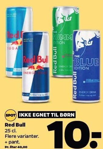 Netto Red Bull tilbud