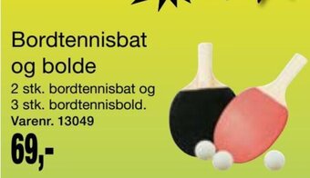 Bordtennisbat Og Bolde