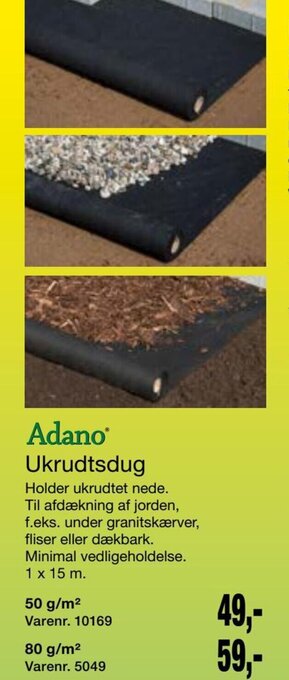 Harald Nyborg Ukrudtsdug tilbud