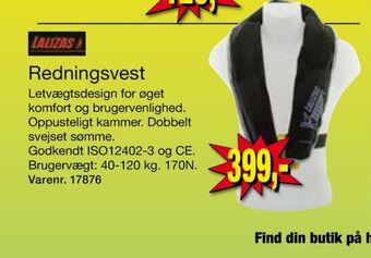 Harald Nyborg Lalizas redningsvest tilbud