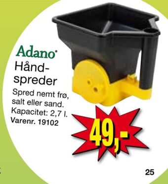 Harald Nyborg Adano håndspreder tilbud