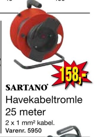 Harald Nyborg Sartano kabeltromle tilbud