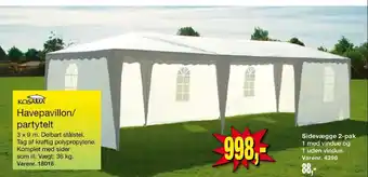 Harald Nyborg Kosama havepavillon tilbud