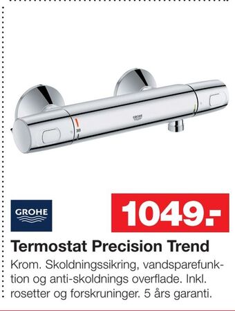 Bauhaus Termostat Precision Trend tilbud