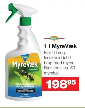 Bauhaus 1 l MyreVæk tilbud