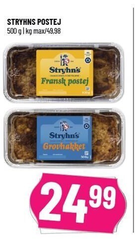 Løvbjerg Stryhns postej tilbud