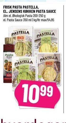Frisk pasta pastella el. jensens køkken pasta sauce
