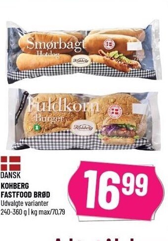 Løvbjerg Kohberg fastfood brød tilbud