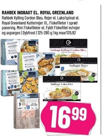 Løvbjerg Rahbek indbagt el. Royal Greenland tilbud