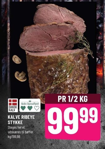 Løvbjerg Kalve Ribeye stykke tilbud