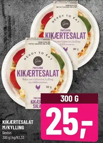 Løvbjerg kikærtesalat m/kylling tilbud