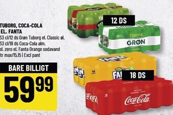 Løvbjerg Tuborg, coca-cola el. fanta tilbud