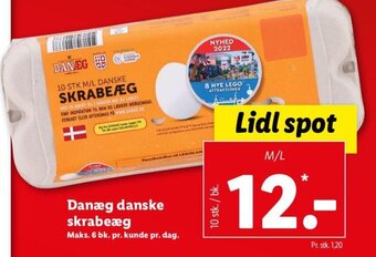Lidl Danæg danske skrabeæg tilbud