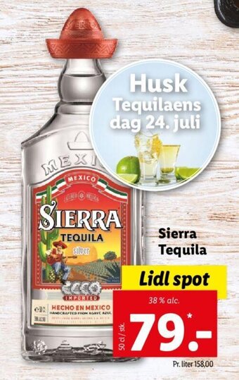Lidl Sierra tequila tilbud