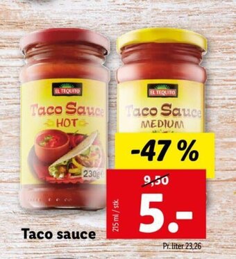 Lidl Taco sauce tilbud