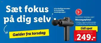 Lidl SILVERCREST PERSONAL CARE massagepistol tilbud