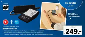 Lidl SILVERCREST PERSONAL CARE blodtryksmåler tilbud