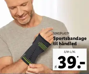 Lidl SENSIPLAST sportsbandage til håndled tilbud