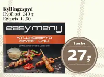Easy meny kyllingespyd