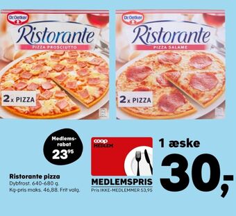 Kvickly Ristorante pizza tilbud