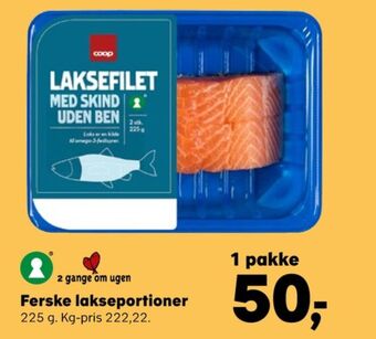 Kvickly Coop laksefilet tilbud
