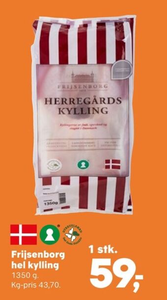Kvickly Frijsenborg kylling tilbud