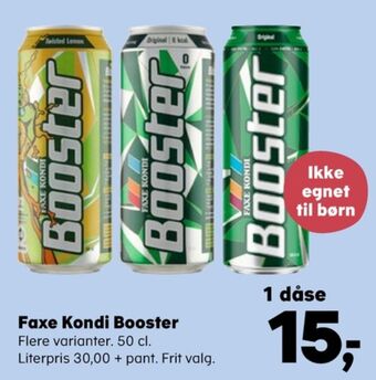 Booster energidrik