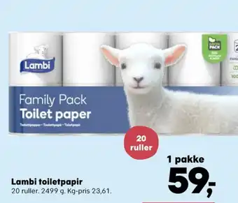 Kvickly Family pack toiletpapir tilbud