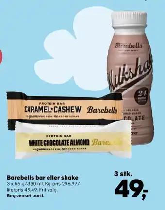 Kvickly Barebells energibar tilbud