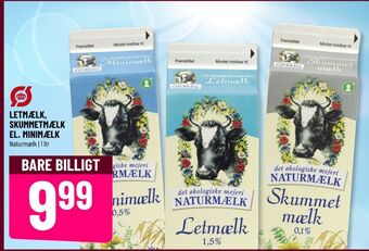 Løvbjerg Naturmælk letmælk tilbud