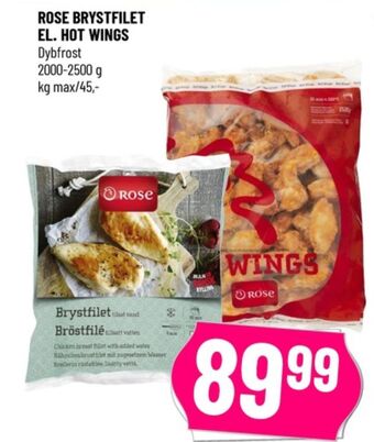 Løvbjerg Rose kyllingebrystfilet tilbud