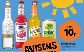 SuperBrugsen Smirnoff ice rtd-cider tilbud