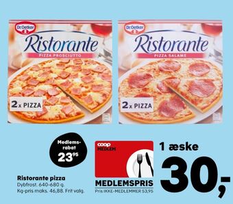 SuperBrugsen Ristorante pizza tilbud