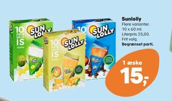 SuperBrugsen Sun lolly is frys selv tilbud