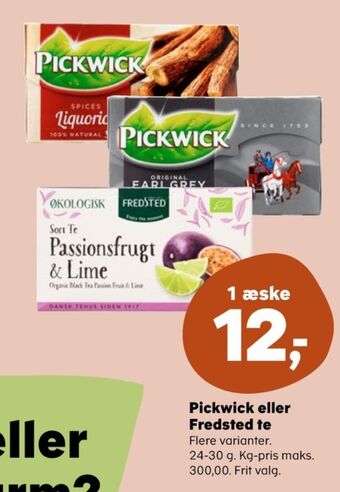 SuperBrugsen Pickwick tebreve tilbud